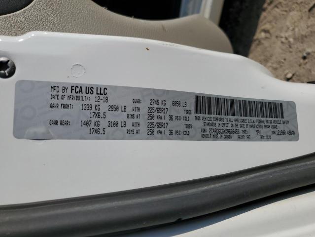 2019 DODGE GRAND CARA - 2C4RDGCGXKR608453