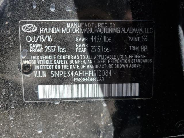 VIN 5NPE34AF1HH513084 2017 Hyundai Sonata, Sport no.12