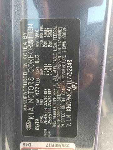 2020 KIA SPORTAGE L - KNDPMCAC1L7752248