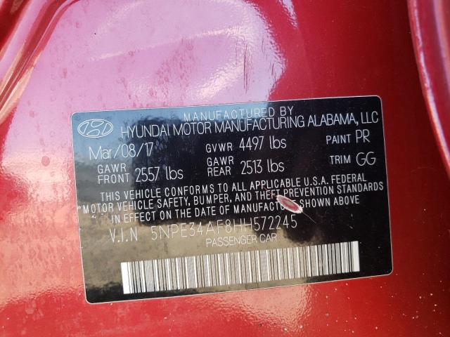 2017 HYUNDAI SONATA SPO - 5NPE34AF8HH572245