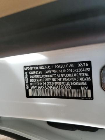 2016 PORSCHE CAYENNE - WP1AA2A24GKA15028