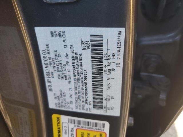 2022 FORD BRONCO SPO - 3FMCR9B68NRD98604