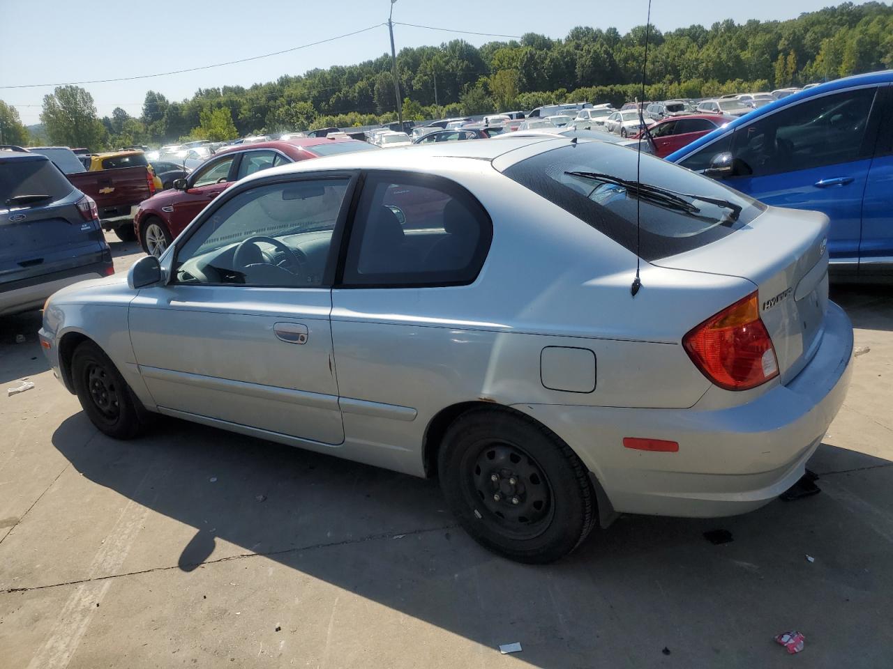 Lot #3033110990 2003 HYUNDAI ACCENT GL