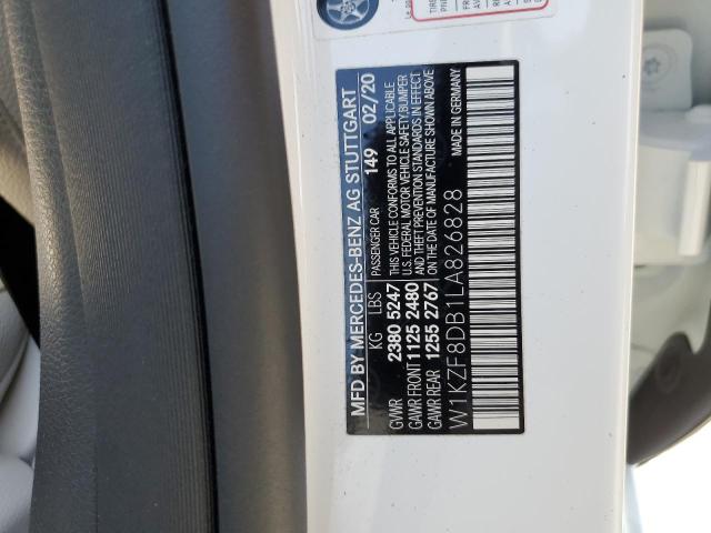 2020 MERCEDES-BENZ E 350 - W1KZF8DB1LA826828