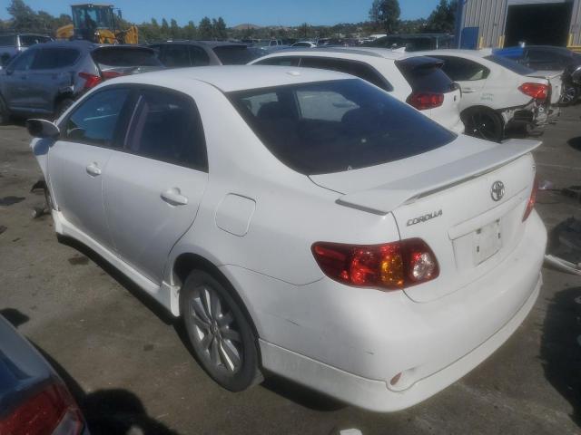 TOYOTA COROLLA BA 2010 white sedan 4d gas 1NXBU4EE1AZ322838 photo #3