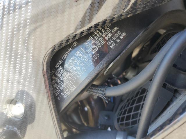 2013 SUZUKI GSX-R1000 JS1GT78A5D2100305