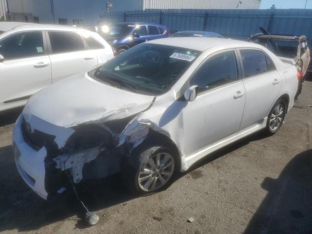 TOYOTA COROLLA BA 2010 white sedan 4d gas 1NXBU4EE1AZ322838 photo #1