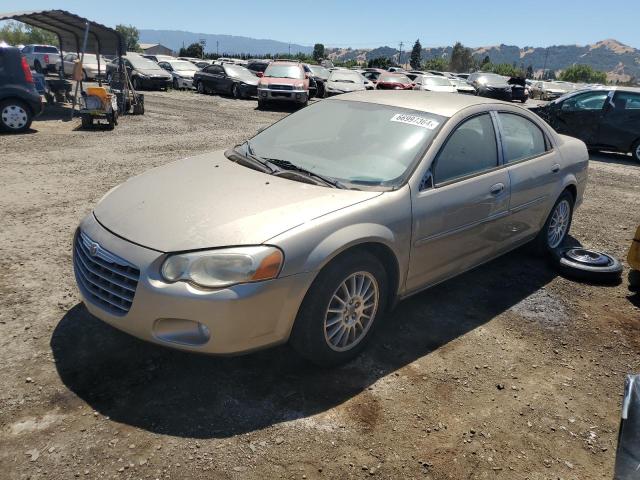 CHRYSLER SEBRING 2004 gold  gas 1C3EL56R74N208437 photo #1