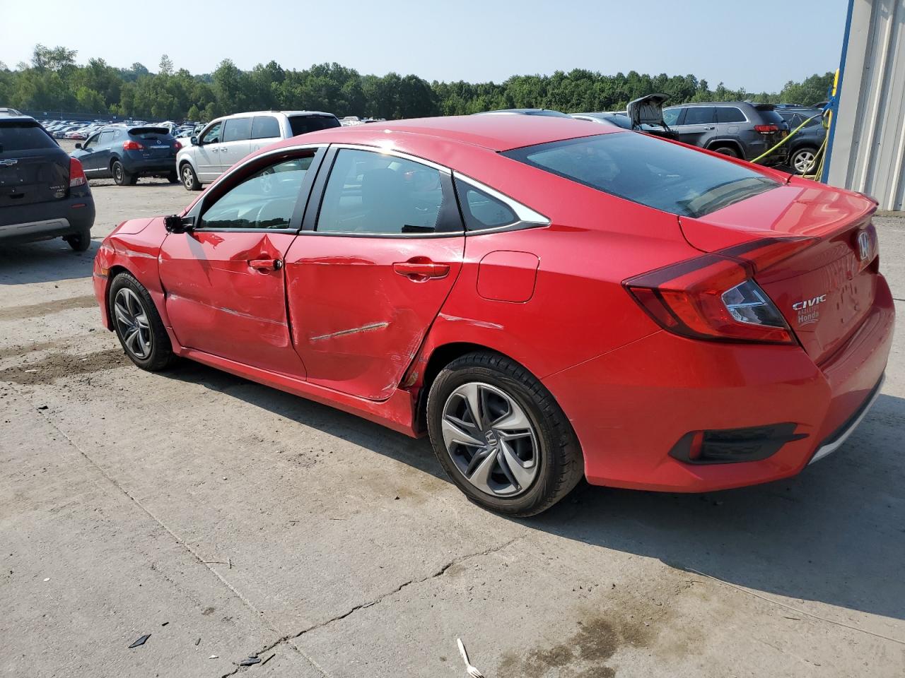 Lot #2940786327 2020 HONDA CIVIC LX