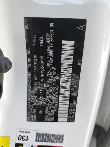 2017 TOYOTA SIENNA SE 5TDXZ3DCXHS863004