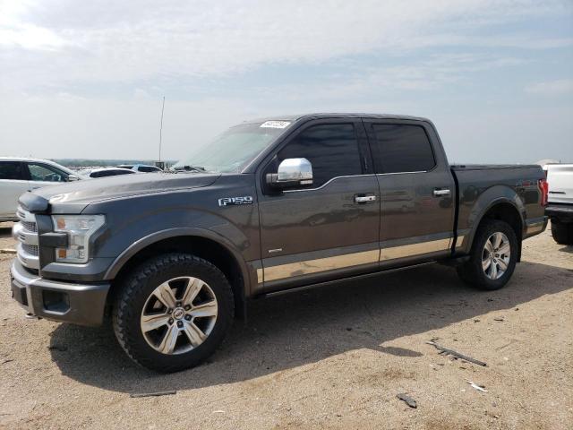 FORD F150 SUPER 2015 gray  gas 1FTEW1EG4FFB79858 photo #1