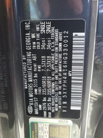 2017 KIA SORENTO EX - 5XYPH4A16HG330012