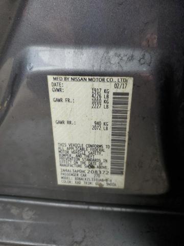 2017 NISSAN ALTIMA 2.5 - 1N4AL3AP0HC208372