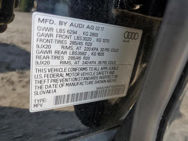 2017 AUDI Q7 PREMIUM - WA1LHAF7XHD044442