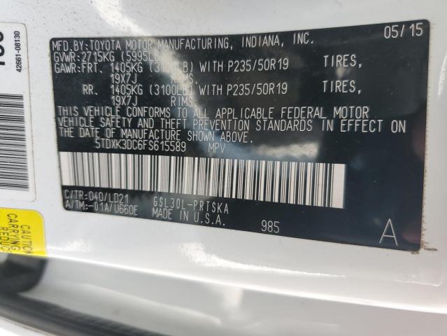 2015 TOYOTA SIENNA SPO - 5TDXK3DC6FS615589