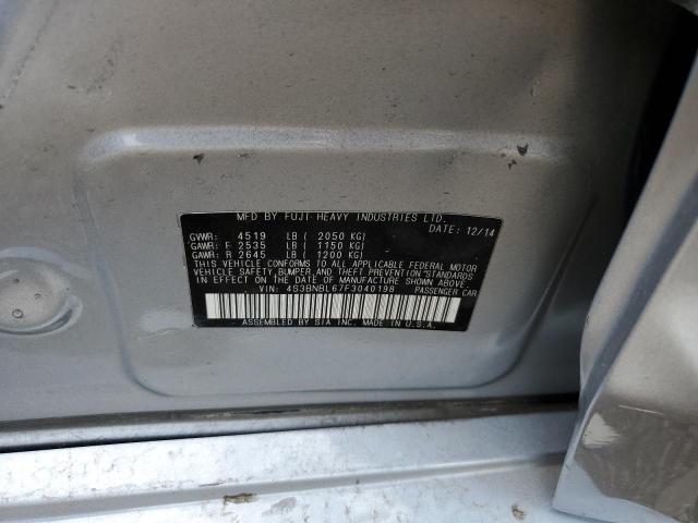 2015 SUBARU LEGACY 2.5 - 4S3BNBL67F3040198