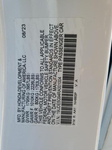2024 ACURA INTEGRA TY 19UDE5G94RA001004