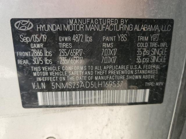 2020 HYUNDAI SANTA FE S - 5NMS23AD5LH169537