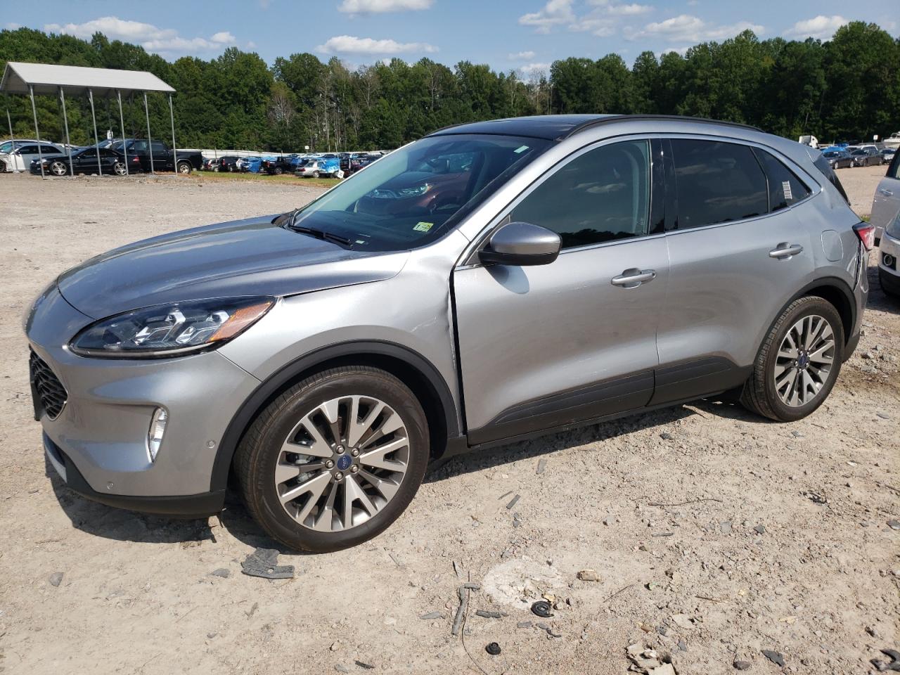 Lot #2862026662 2021 FORD ESCAPE TIT