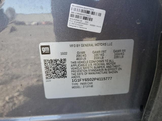 2023 CHEVROLET BOLT EUV L - 1G1FY6S02P4115777