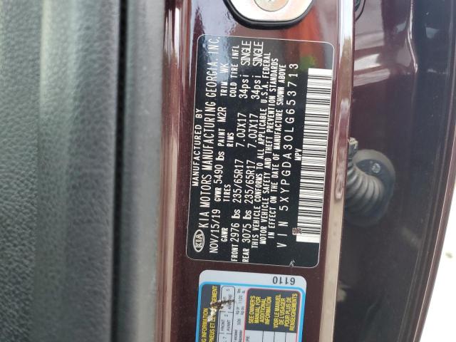 2020 KIA SORENTO L - 5XYPGDA30LG653713