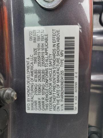 2022 HONDA CR-V TOURI - 7FARW2H93NE041255