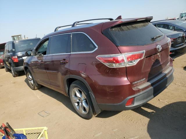 VIN 5TDDKRFH2ES008893 2014 Toyota Highlander, Limited no.2