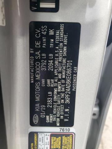 2019 KIA FORTE FE - 3KPF24AD8KE086701