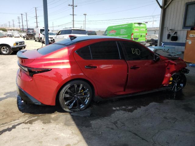 LEXUS IS 350 F S 2021 red  gas JTHGZ1B26M5040843 photo #4