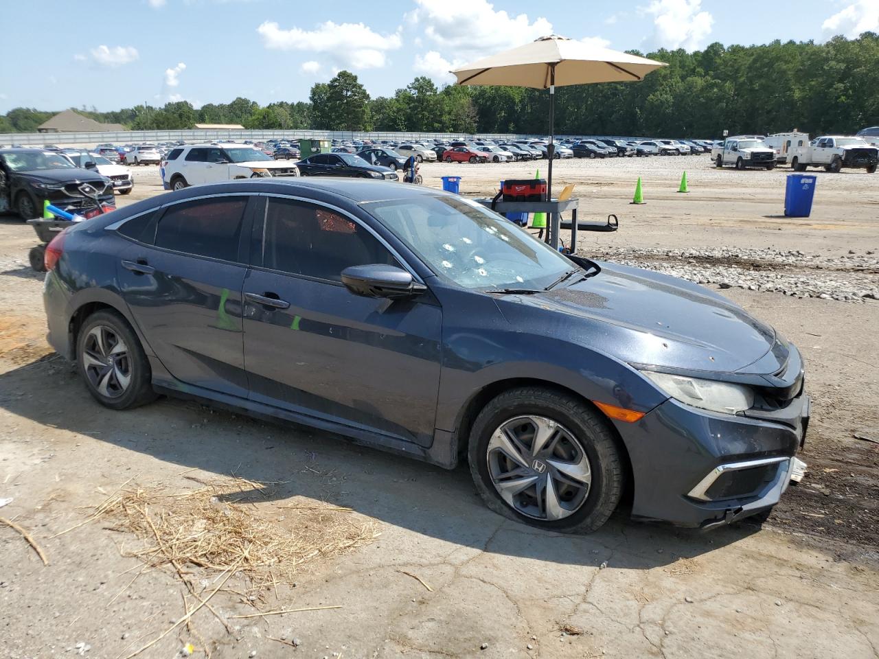 Lot #2784468657 2019 HONDA CIVIC LX