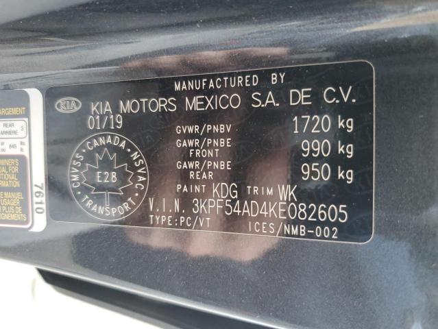 2019 KIA FORTE EX - 3KPF54AD4KE082605