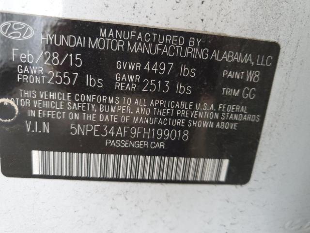 2015 HYUNDAI SONATA SPO - 5NPE34AF9FH199018