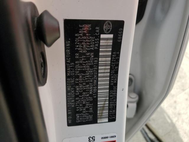 2019 TOYOTA CAMRY XSE - 4T1B61HK2KU797183
