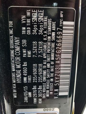 2015 HYUNDAI SANTA FE S - 5XYZU3LA5FG266697