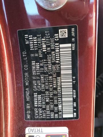 2018 HONDA CLARITY JHMZC5F11JC019568