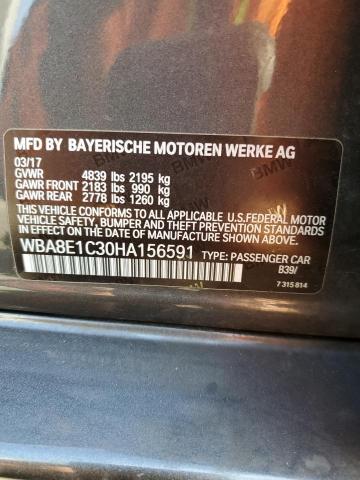 VIN WBA8E1C30HA156591 2017 BMW 3 Series, 330E no.12