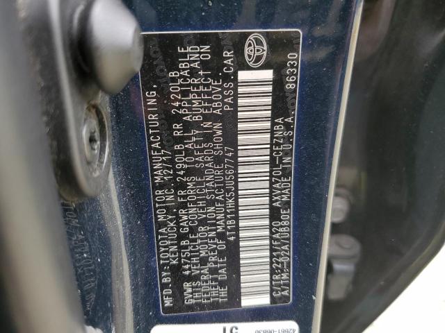 2018 TOYOTA CAMRY L - 4T1B11HK5JU567747