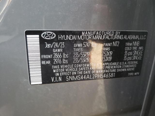 2023 HYUNDAI SANTA FE L - 5NMS44AL2PH546581