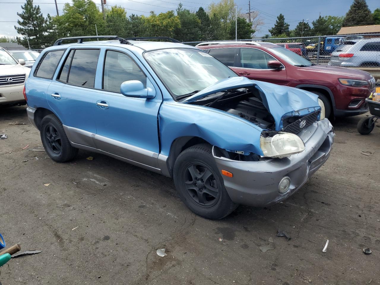 Lot #2895786820 2003 HYUNDAI SANTA FE G