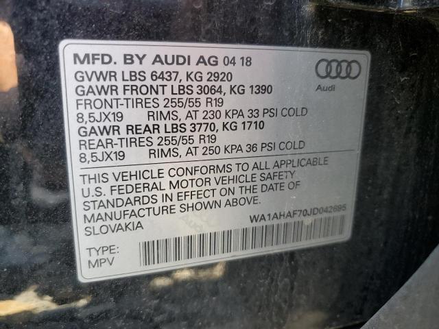 VIN WA1AHAF70JD042695 2018 Audi Q7, Premium no.12