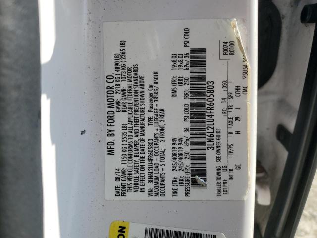 2015 LINCOLN MKZ HYBRID - 3LN6L2LU4FR605803