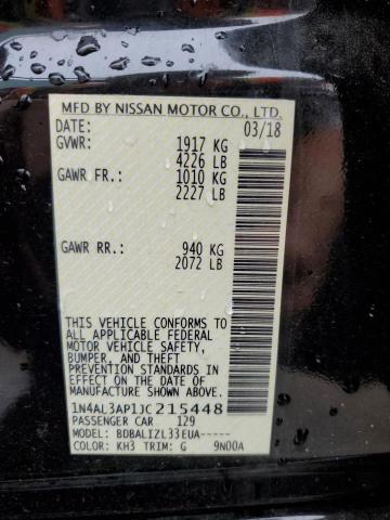 2018 NISSAN ALTIMA 2.5 - 1N4AL3AP1JC215448