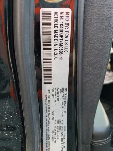 2021 DODGE DURANGO PU 1C4SDJFT4MC696144