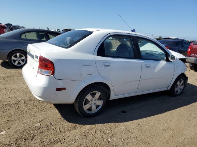 CHEVROLET AVEO BASE 2006 white  gas KL1TD56626B522160 photo #4