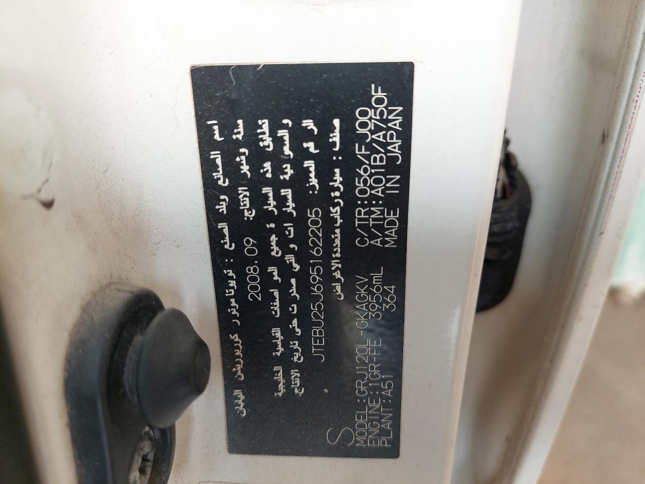 JTEBU25J695162205 - 2009 TOYOTA PRADO - #69130134
