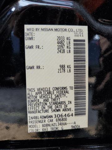 2022 NISSAN ALTIMA SV - 1N4BL4DW6NN306464