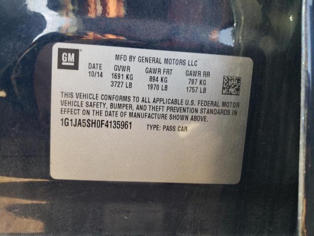 2015 CHEVROLET SONIC LS - 1G1JA5SH0F4135961