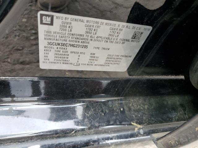 2017 CHEVROLET SILVERADO - 3GCUKSEC7HG231205