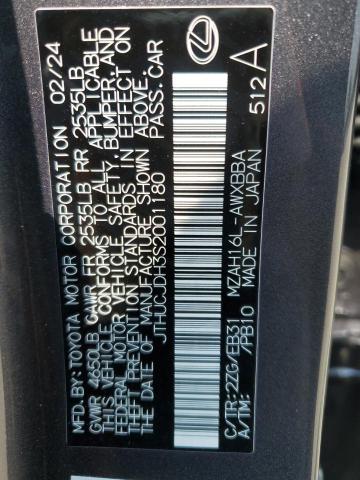 2024 LEXUS UX 300H BA JTHUCJDH3S2001180