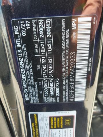 2021 MERCEDES-BENZ GLS 450 4M - 4JGFF5KE8MA429333